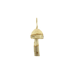 Natural Mushroom With Hanger (9cm)