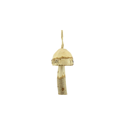Natural Mushroom With Hanger (9cm)