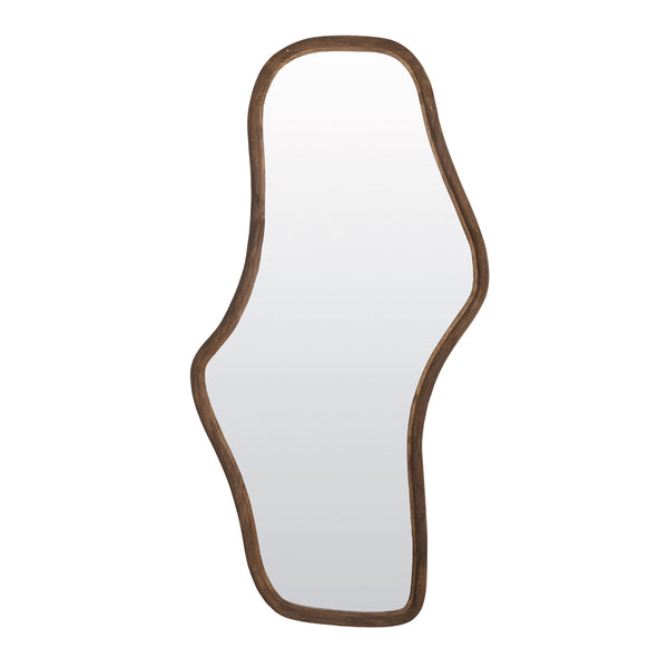 Velano Matt Dark Brown Wood Mirror (161 x 80 cm)