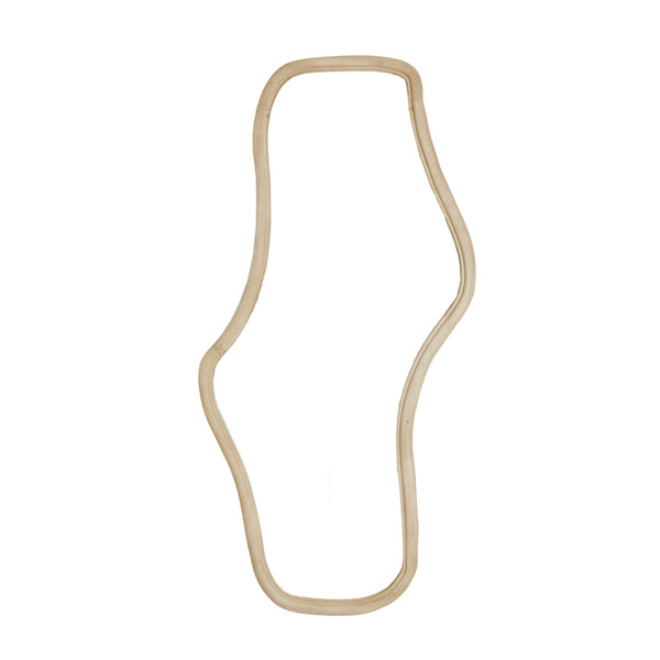 Celano Matt Natural Wood Mirror (161 x 80 cm)