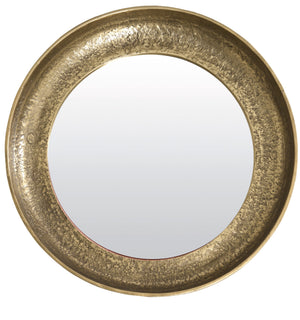 Mirror Ø89 cm NAZARA antique bronze