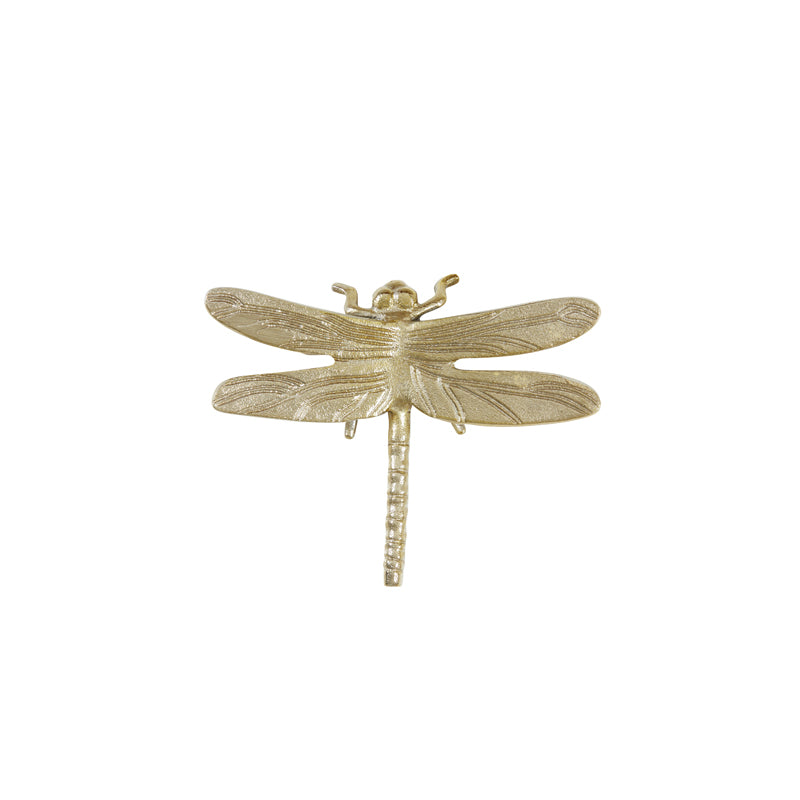 Ornament 22,5x18x5 cm DRAGONFLY shiny gold