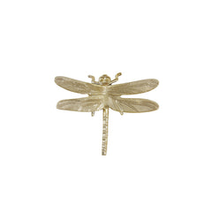 Ornament 22,5x18x5 cm DRAGONFLY shiny gold
