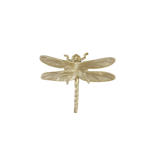 Ornament 22,5x18x5 cm DRAGONFLY shiny gold