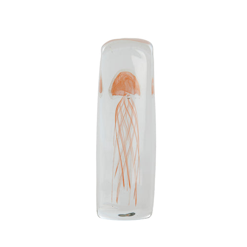 Orange Glass Jellyfish Ornament (18.5 cm)