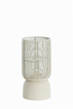 Hurricane Ø10x21 cm LEZUZA cream