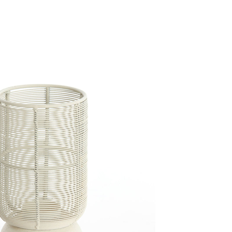 Hurricane Ø10x21 cm LEZUZA cream