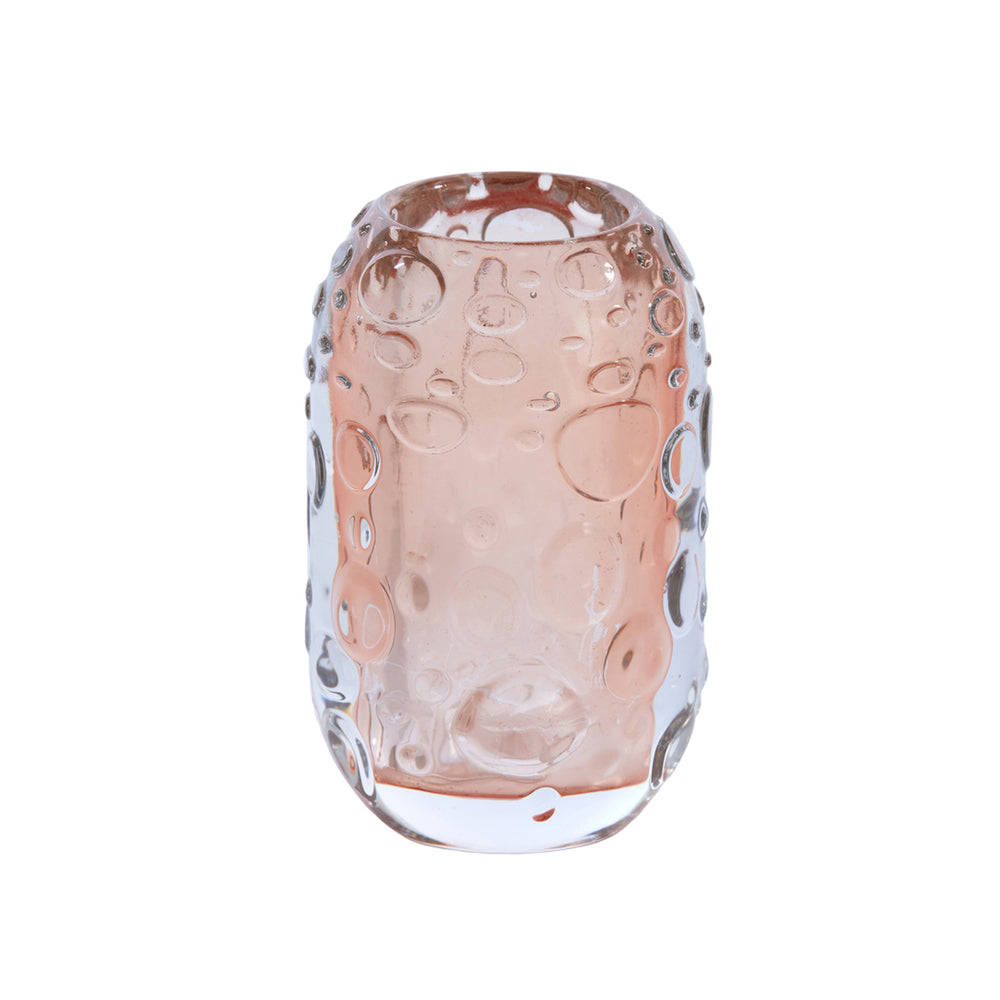 Finley Light Pink Glass Tealight (13 cm)