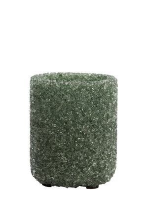 Tealight Ø8x9,5 cm MORITA glass green blue
