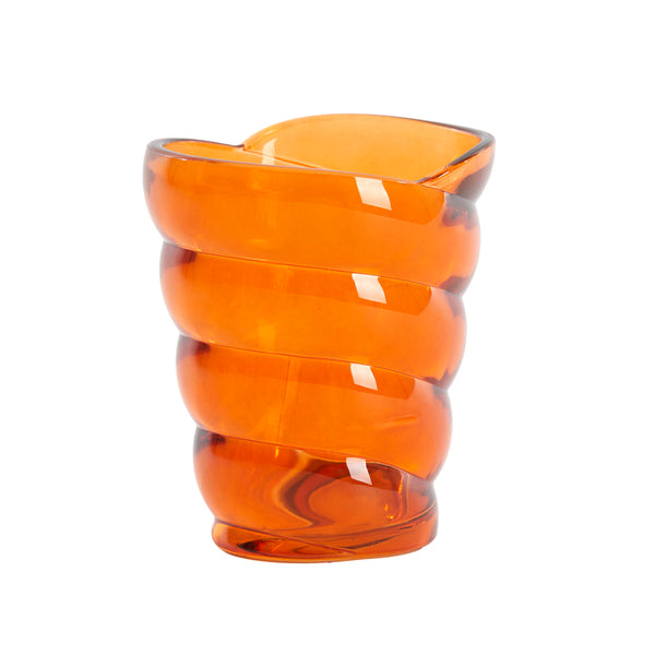 Malea Orange Glass Tealight (12.5 cm)