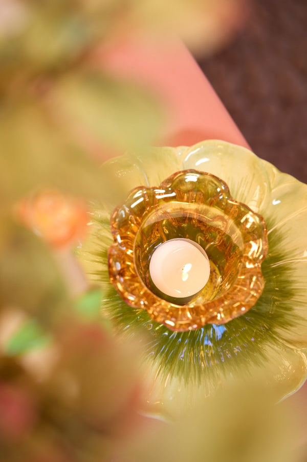 Flowaly Oil Yellow Tealight (10 cm)