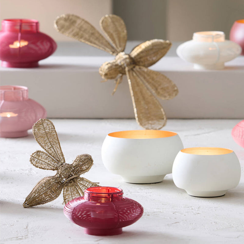 Tealight Ø12x7 cm SESTINO matt pink