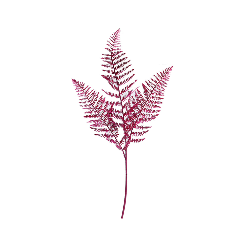 Pink Plastic Fern Spray (101 cm)