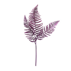 Purple Plastic Fern Spray (101 cm)