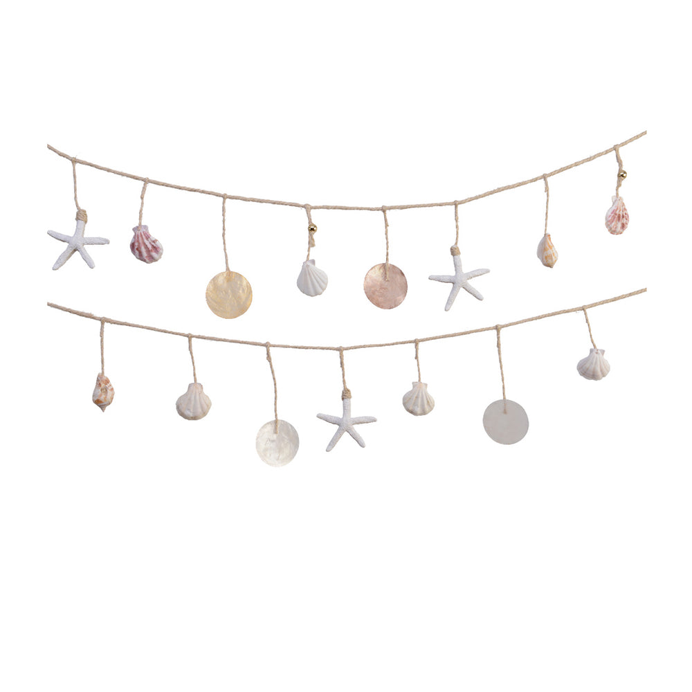 Garland capiz 2 col h130cm each at