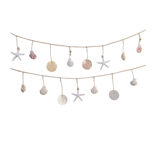 Garland capiz 2 col h130cm each at