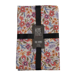 Flower Print Rectangle Runner (150 cm)