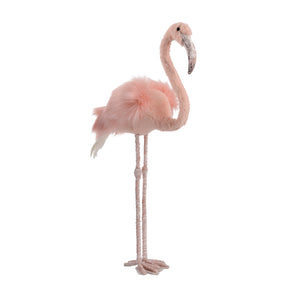 Pink Flamingo With Pes Fur (90 cm)