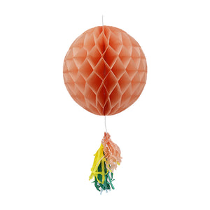 Paper honeycomb with tassel