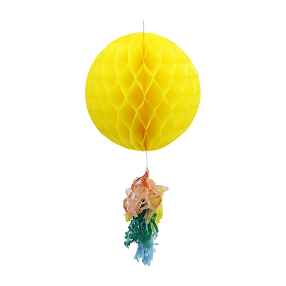 Paper honeycomb with tassel