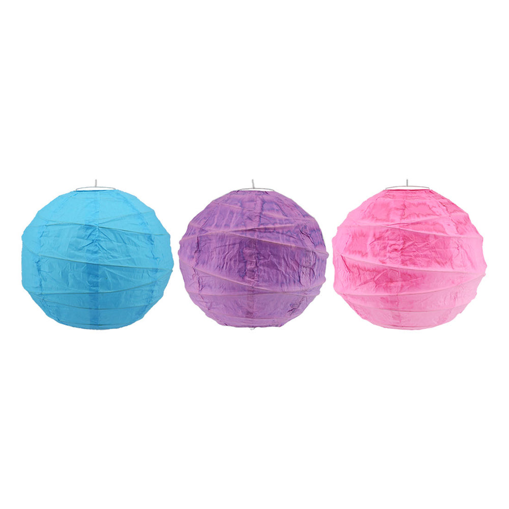 Paper decoratives balls 3 colors