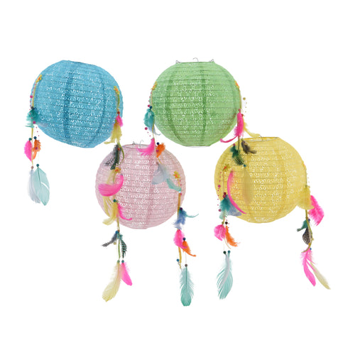 Paper decorative ball with tassels