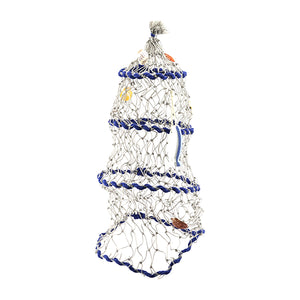 Blue Fishing Fyke With Shells (95 cm)