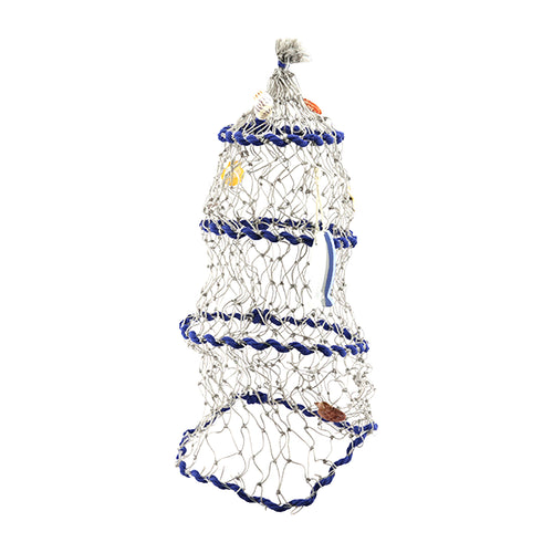 Blue Fishing Fyke With Shells (95 cm)