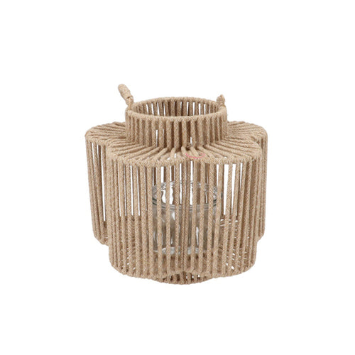 Sand Tall Woven Flower Lantern (20 cm)