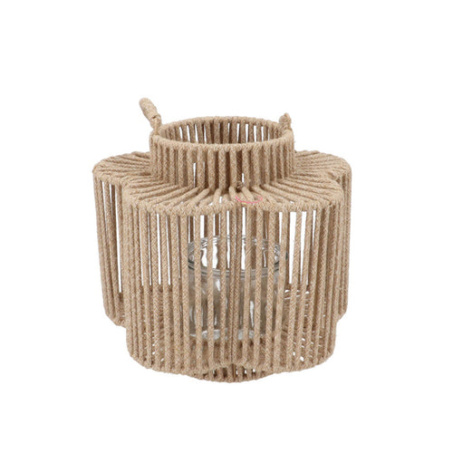 Sand Extra-Tall Woven Flower Lantern (28 cm)