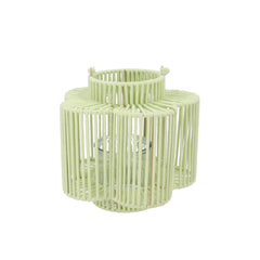 Pistache Extra-Tall Woven Flower Lantern (28 cm)