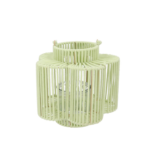 Pistache Extra-Tall Woven Flower Lantern (28 cm)