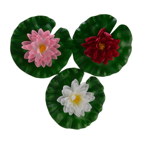 Lotus Flower In 3 Colours
