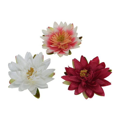 Lotus Flower In 3 Colours
