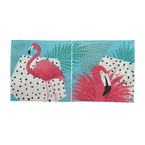 Paper napkin flamingo 