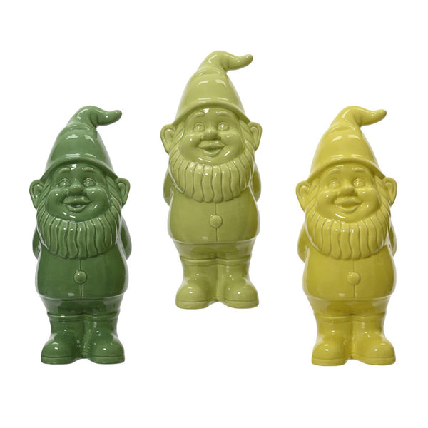 Ceramic Garden Gnome Figurine - Each At