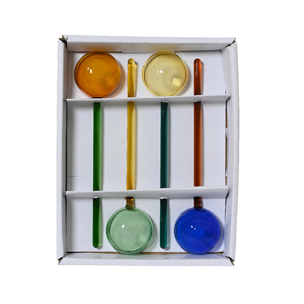 Glass Spoon Pack of 4 (19 cm)