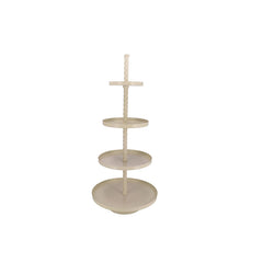 STORAGE SHELF SWIRL COZY SAND 56X56X125CM
