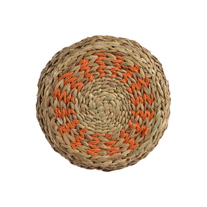 Natural Water Hyacinth Stool (50cm)