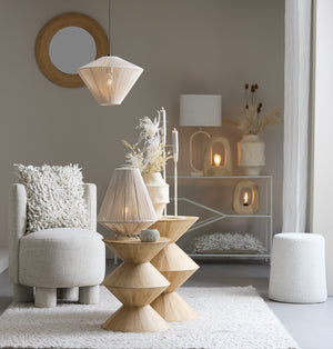 Jamiri Cream Lamp Base (45 cm)