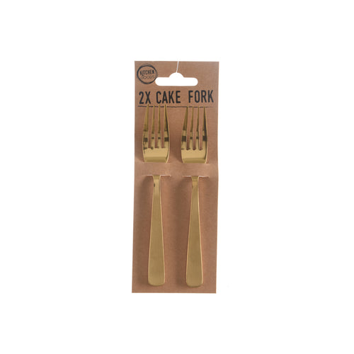 Gold Cake Fork (14 cm)