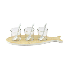 Porcelain Fish Tapas Set