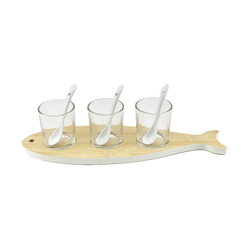 Porcelain Fish Tapas Set