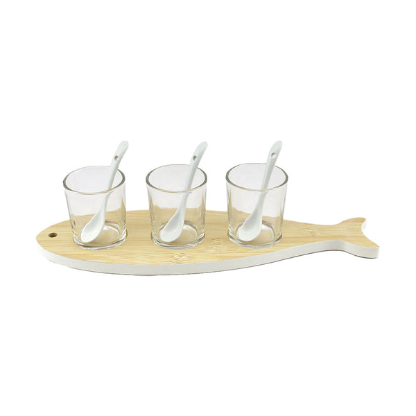 Porcelain Fish Tapas Set