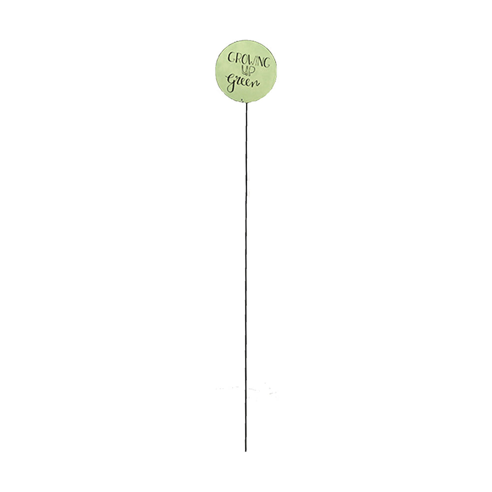 Iron Garden Stick With Text