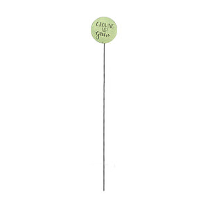 Iron Garden Stick With Text
