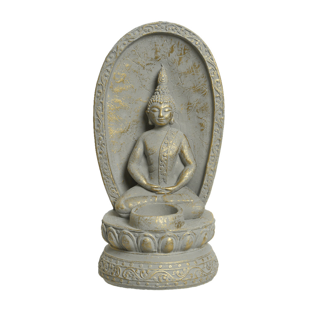 Cement Buddha With Tealight (26 cm)