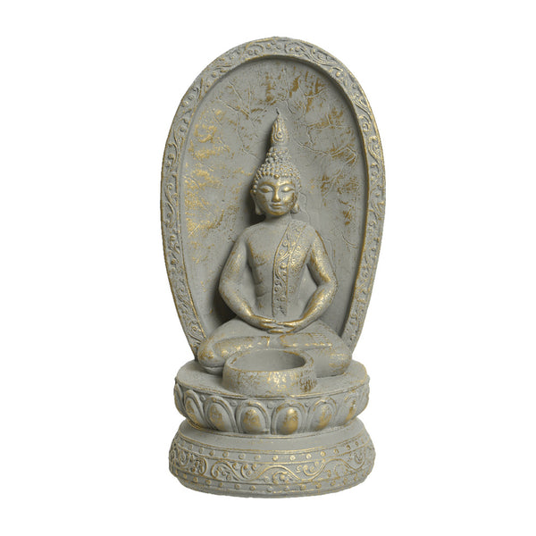 Cement Buddha With Tealight (26 cm)