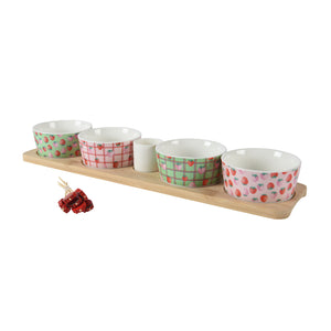 Bamboo Strawberry Tapas Set (40 cm)