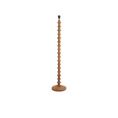 Floor lamp Ø30x135 cm CECILY wood matt grey-brown